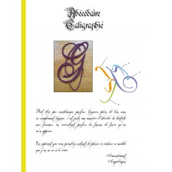 Abécédaire calligraphiés